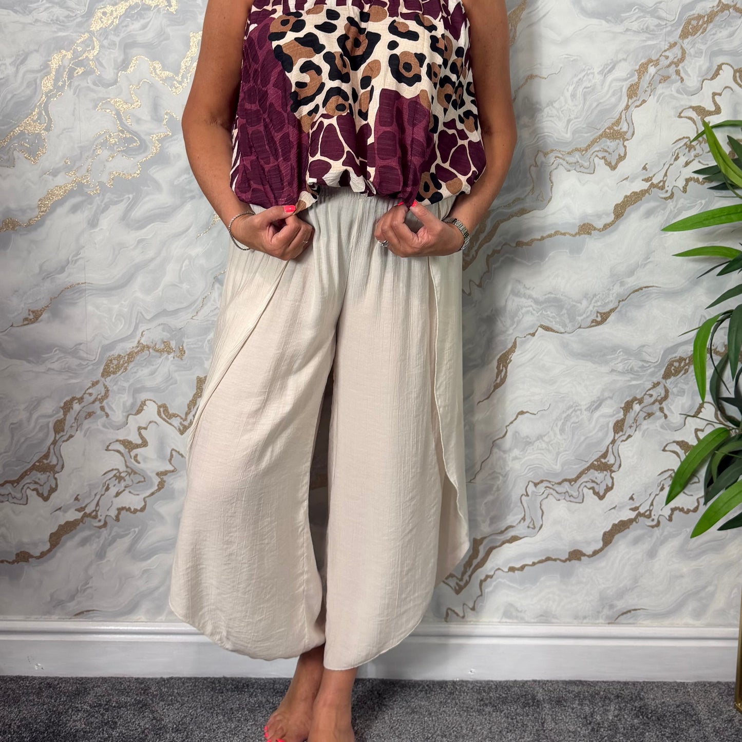 Wrap around trousers
