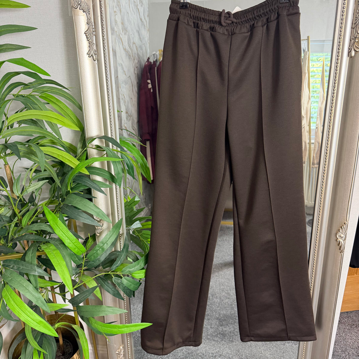 Seam front joggers