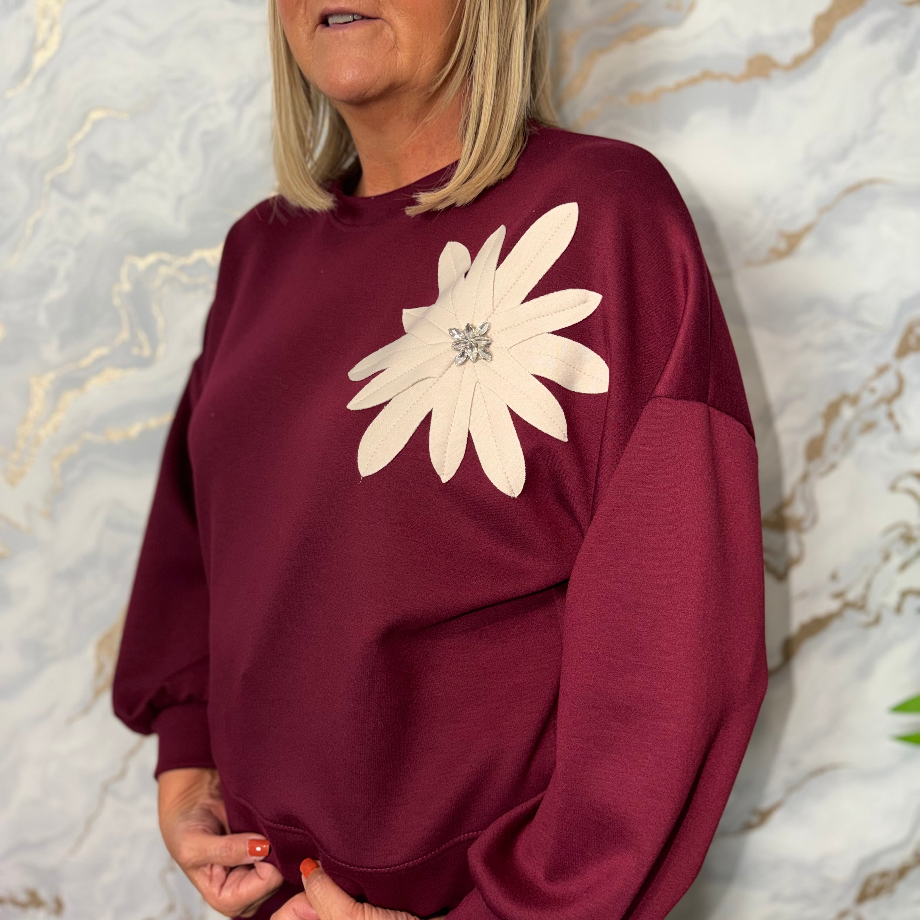 Flower lounge suit