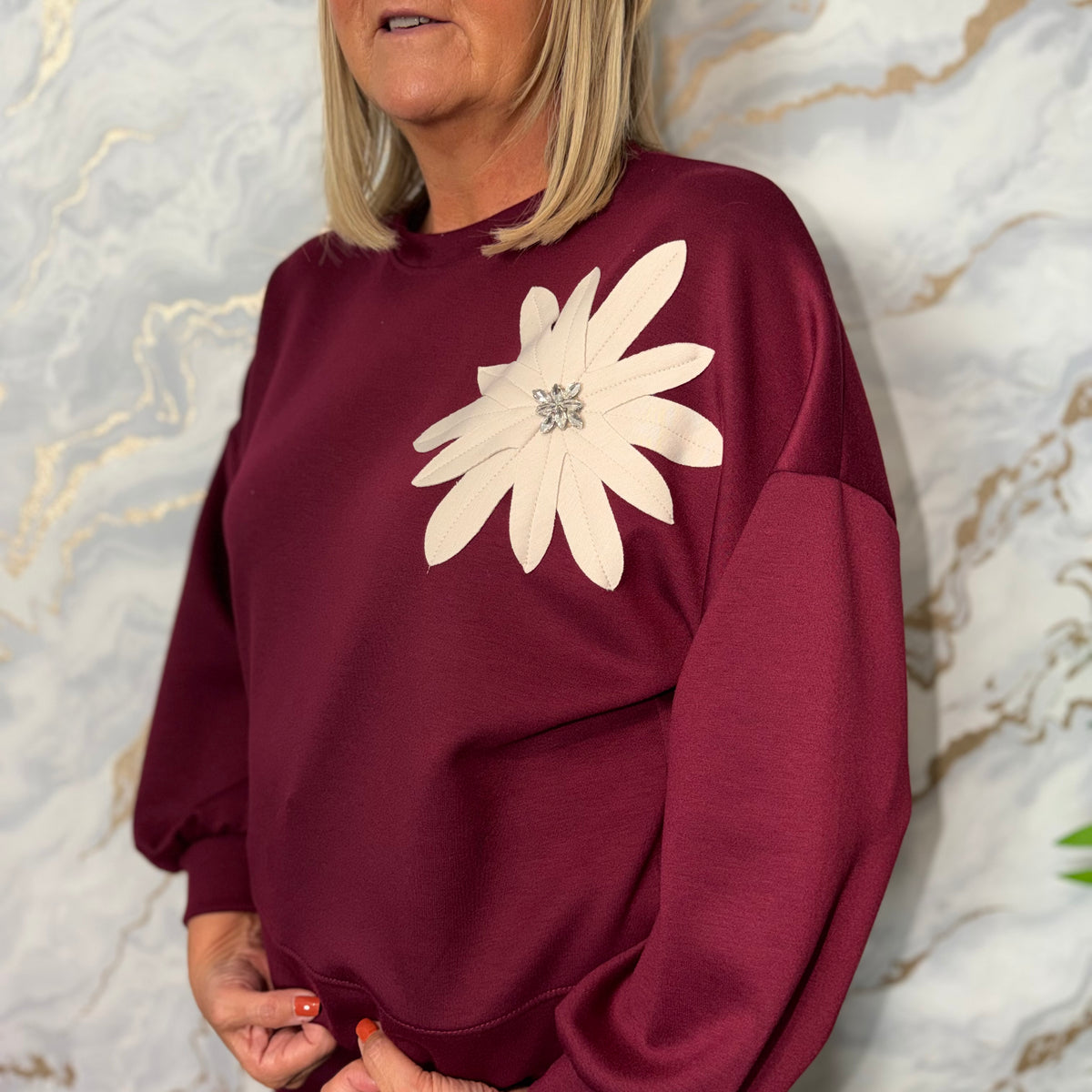 Flower lounge suit
