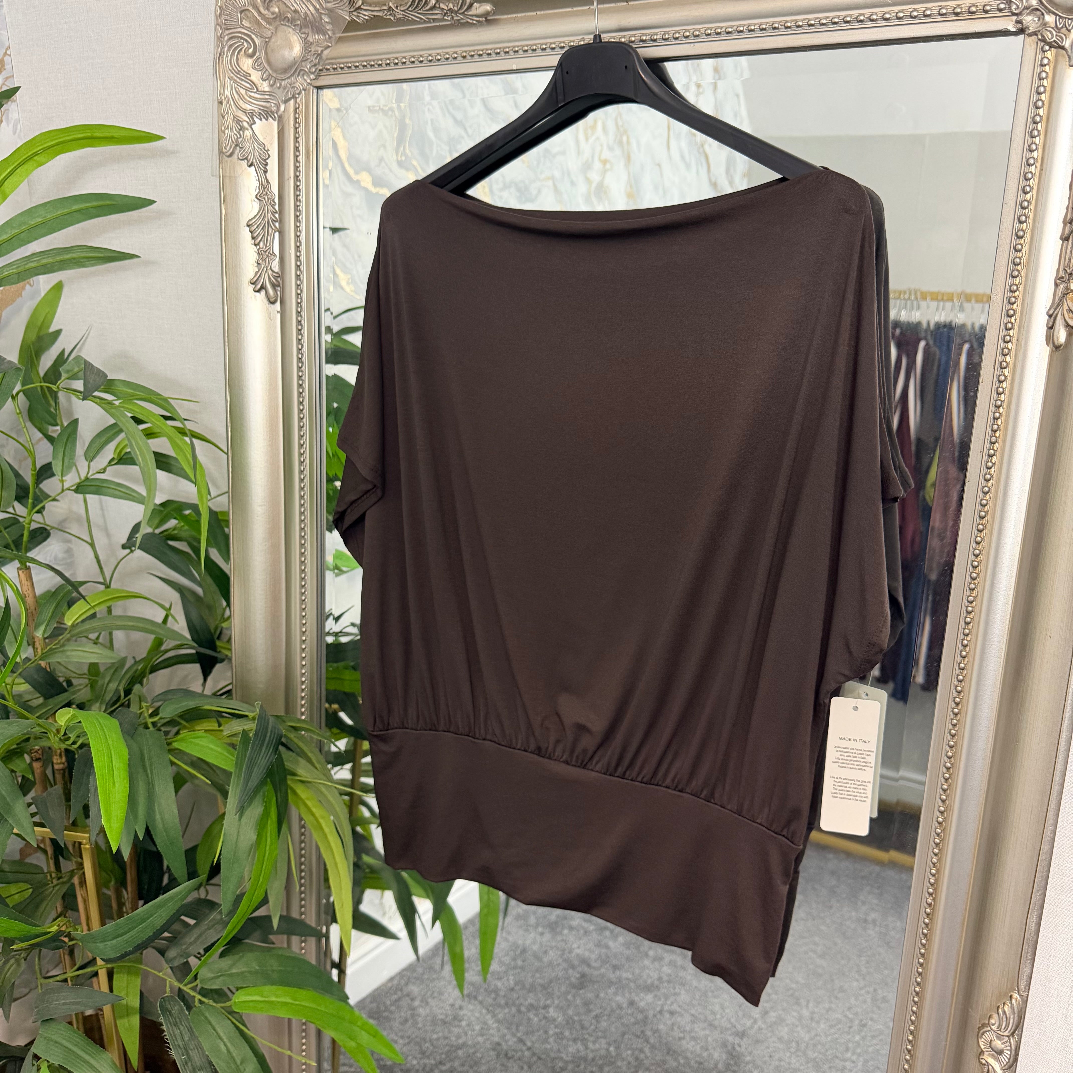Slash neck tshirt