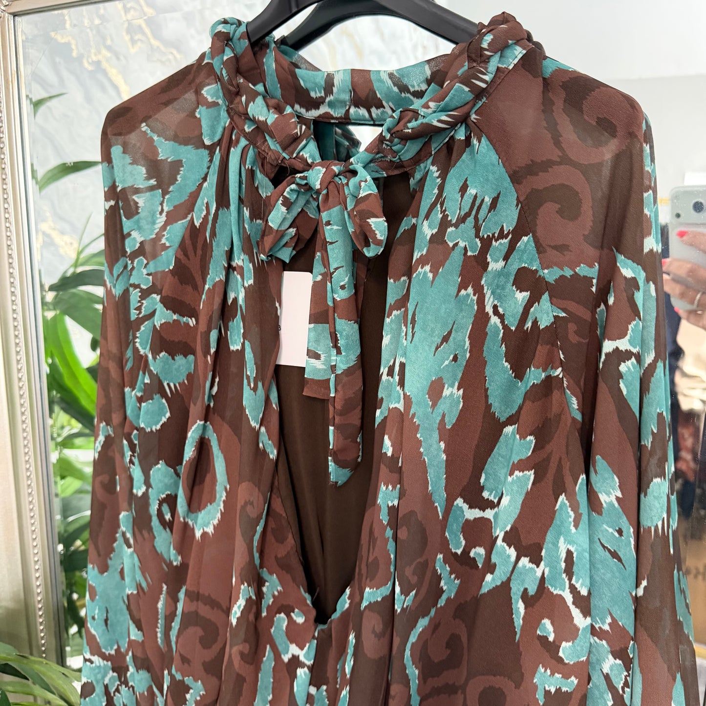 Abstract bubble blouse