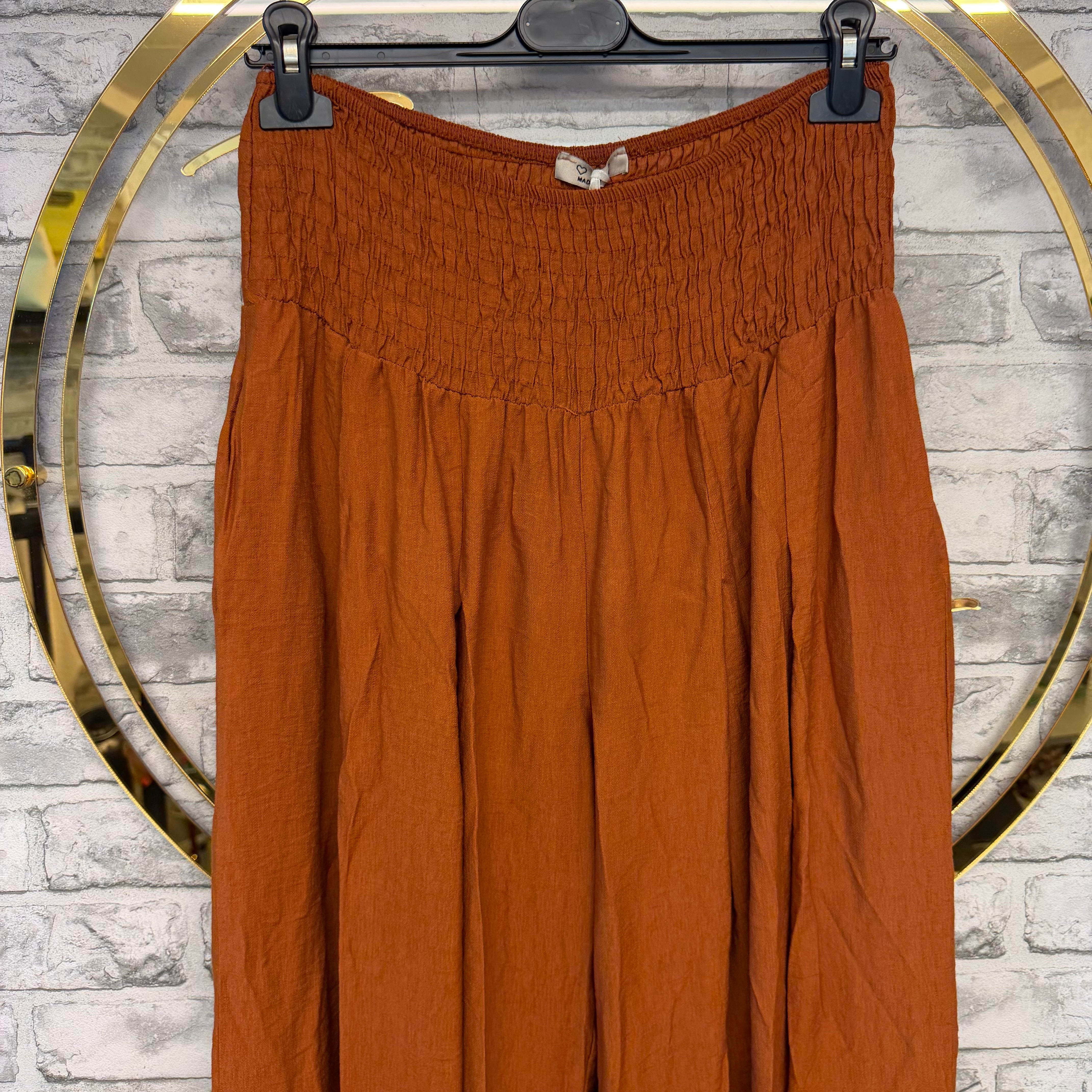 Genie pleat trousers