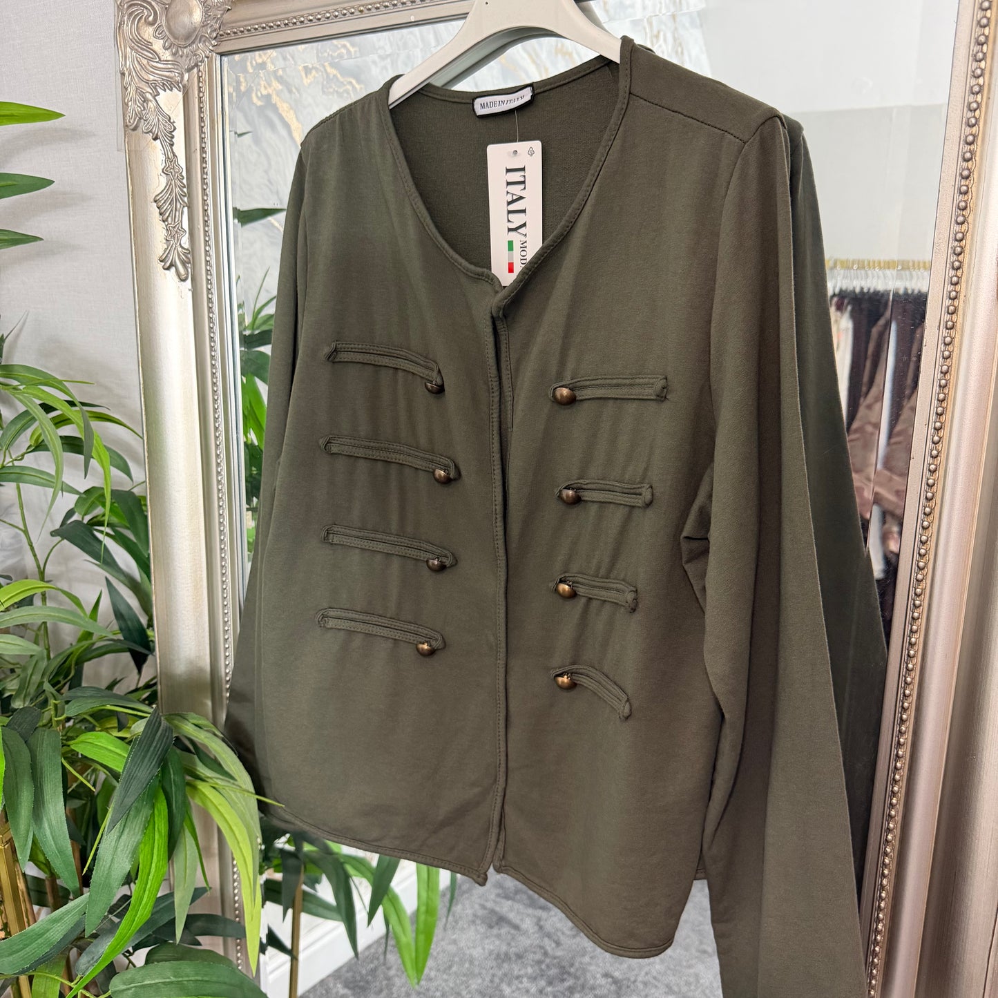 Cotton military jacket