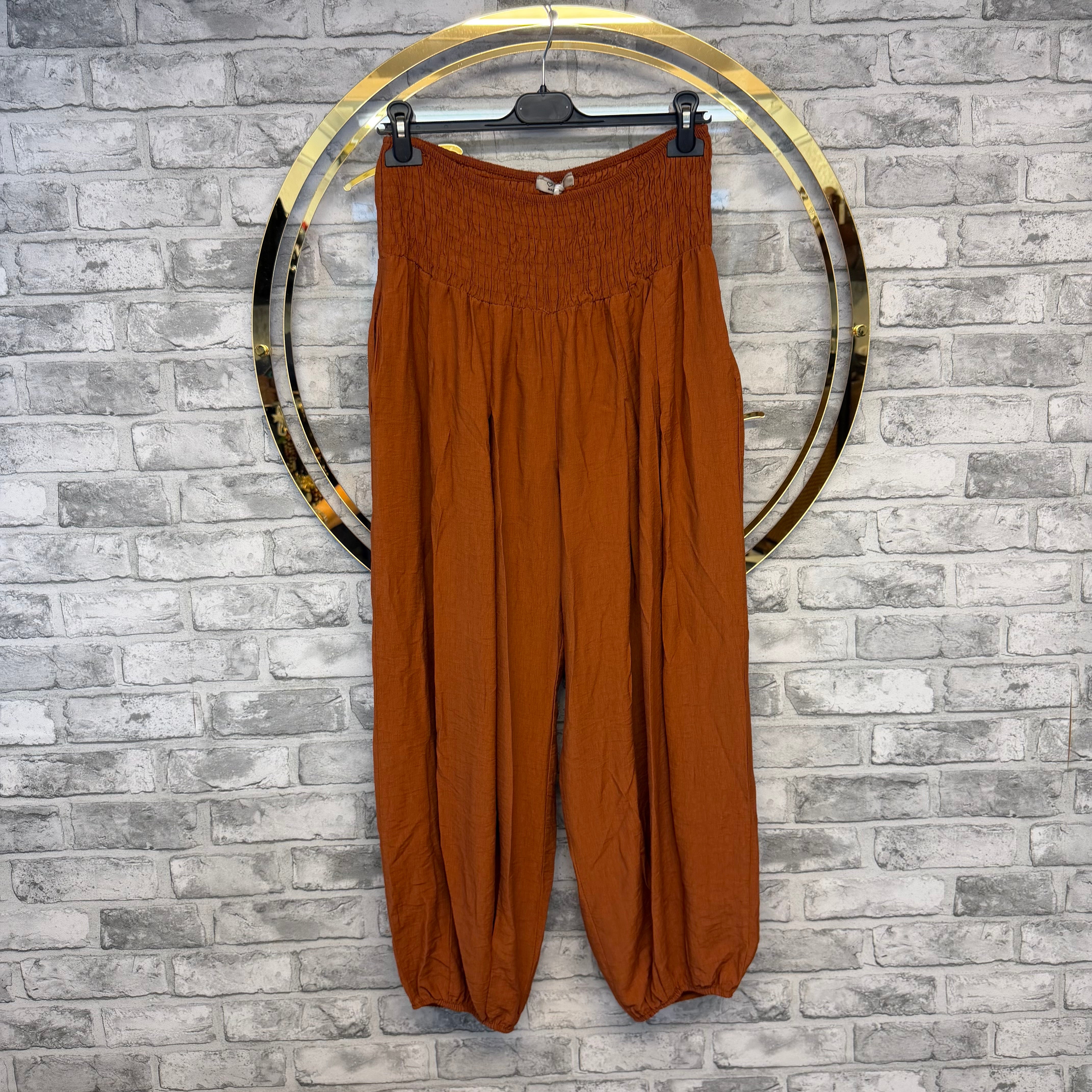 Genie pleat trousers