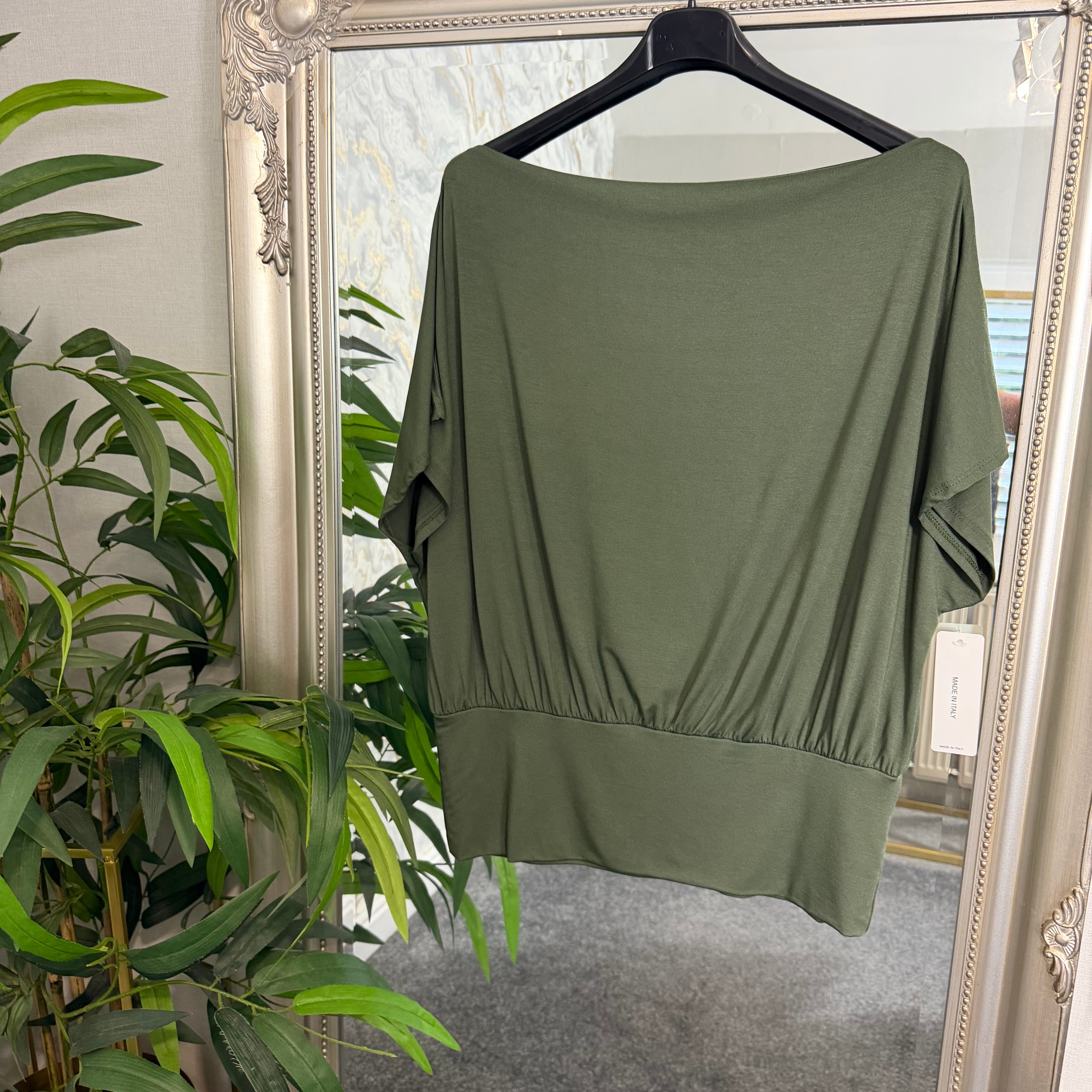 Slash neck tshirt