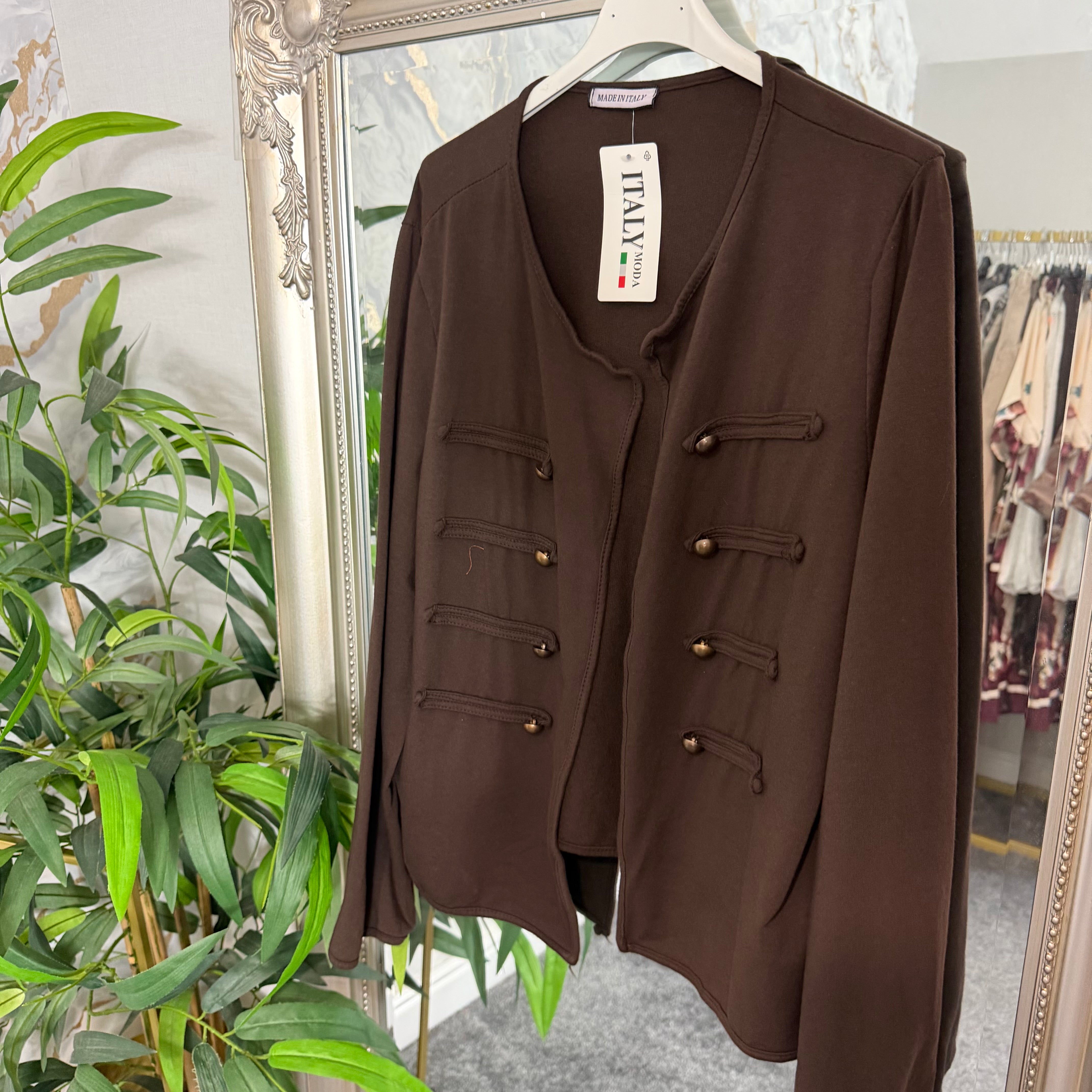 Cotton military jacket