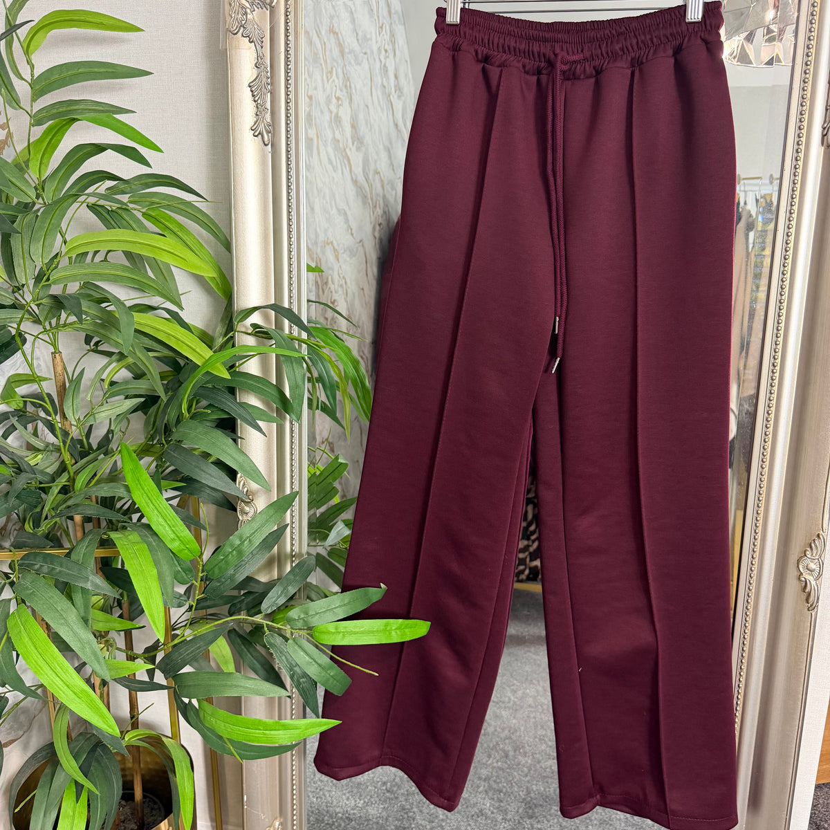 Seam front joggers